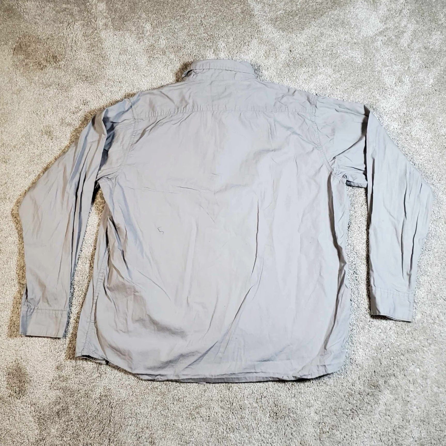 Wrangler Wrangler Shirt Mens XL Button-Up Long Sleeve Gray Size US XL / EU 56 / 4 - 6 Thumbnail