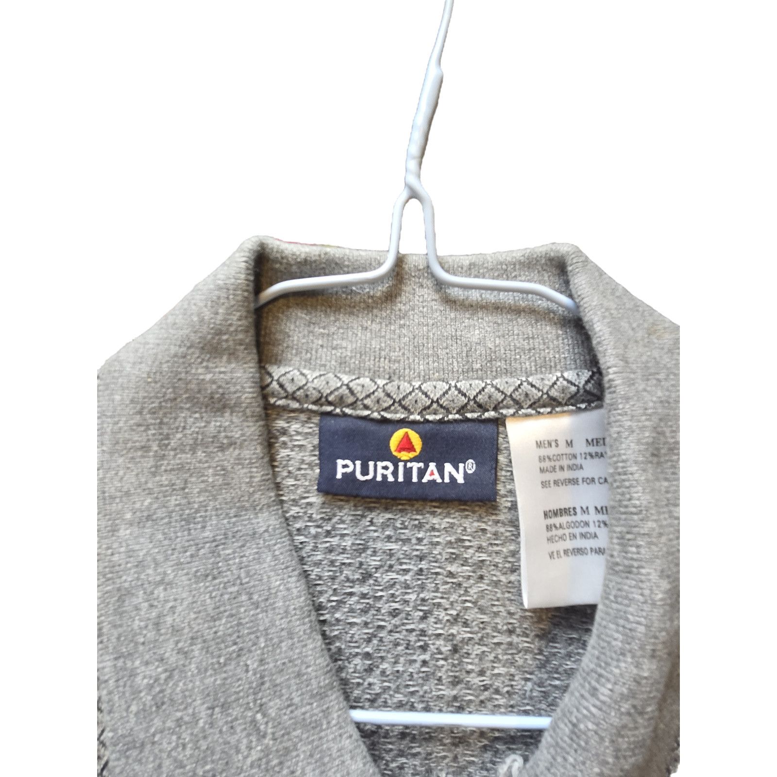 Puritan Puritan M gray collared shirt Size US M / EU 48-50 / 2 - 7 Thumbnail