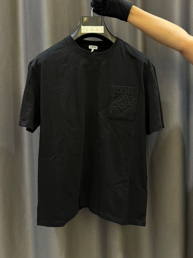 Loewe LOEWE Embroidered pocket black T-shirt Size S / US 4 / IT 40 - 1 Thumbnail
