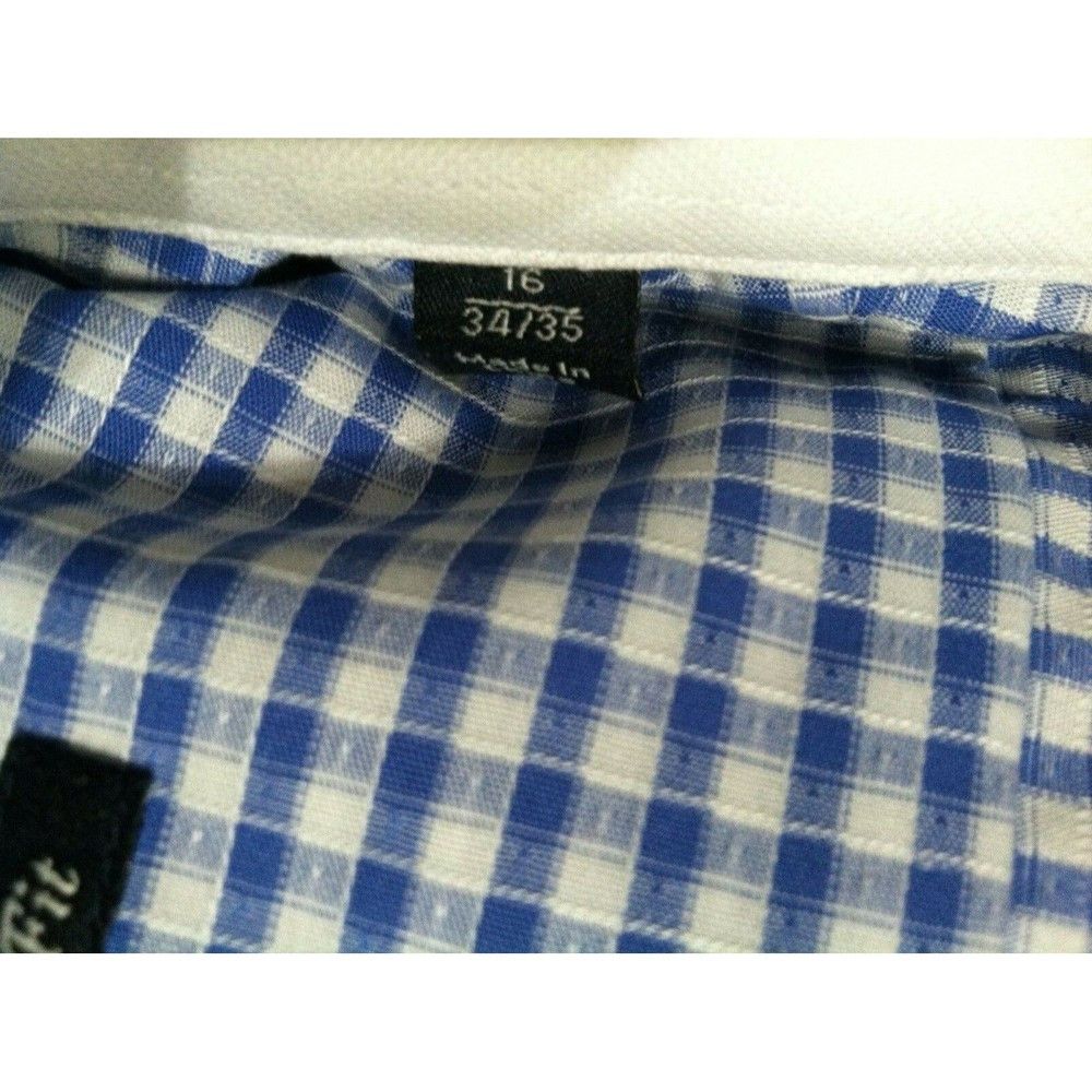 Tailorbyrd TAILORBYRD MENS NEW BLUE 100%COTTON DRESS SHIRT 16/34-35 Size US L / EU 52-54 / 3 - 4 Thumbnail