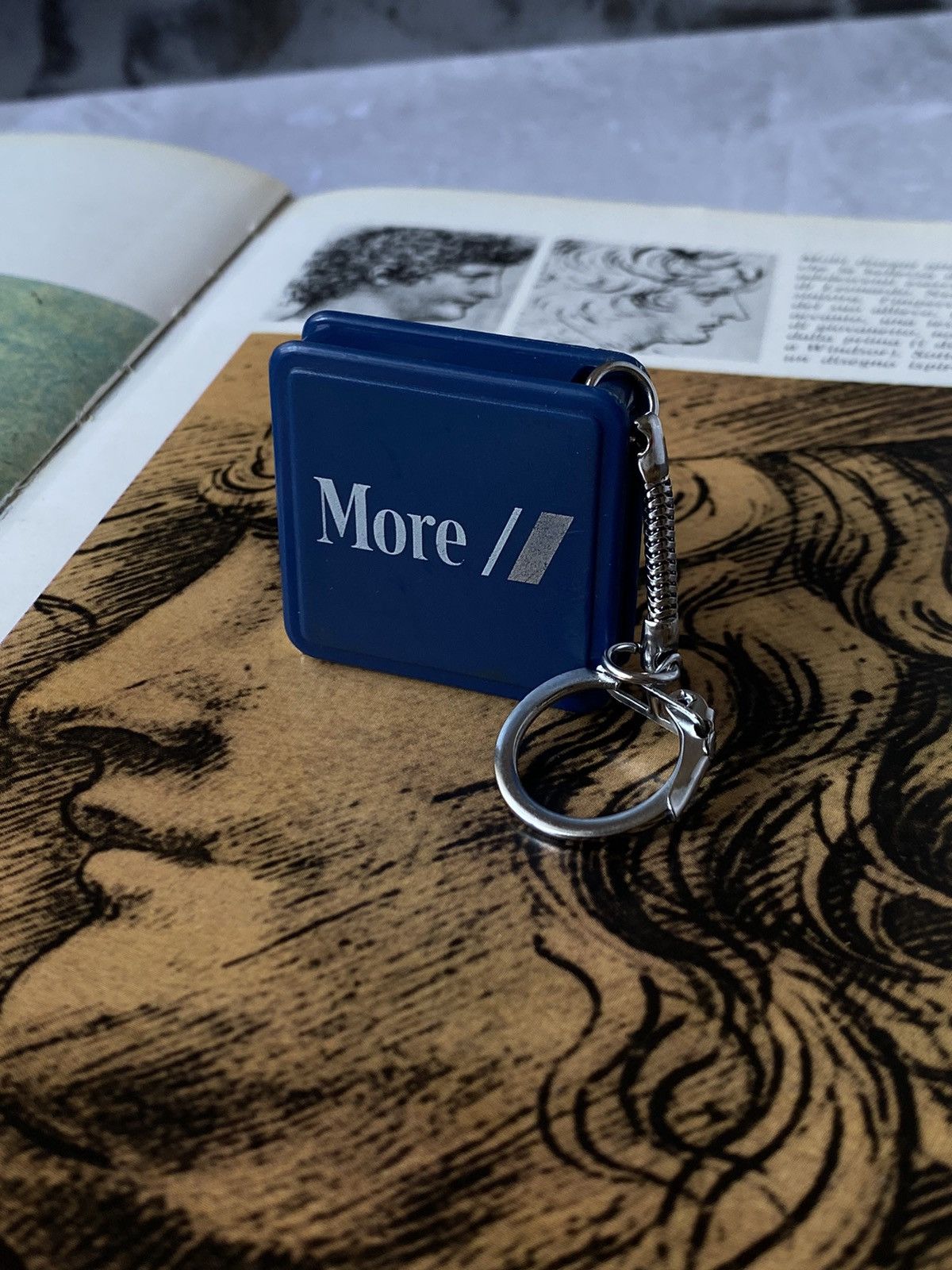 Japanese Brand × Jewelry × Vintage Vintage MORE Keychain Tape Measure, Retro 80s Size ONE SIZE - 5 Thumbnail