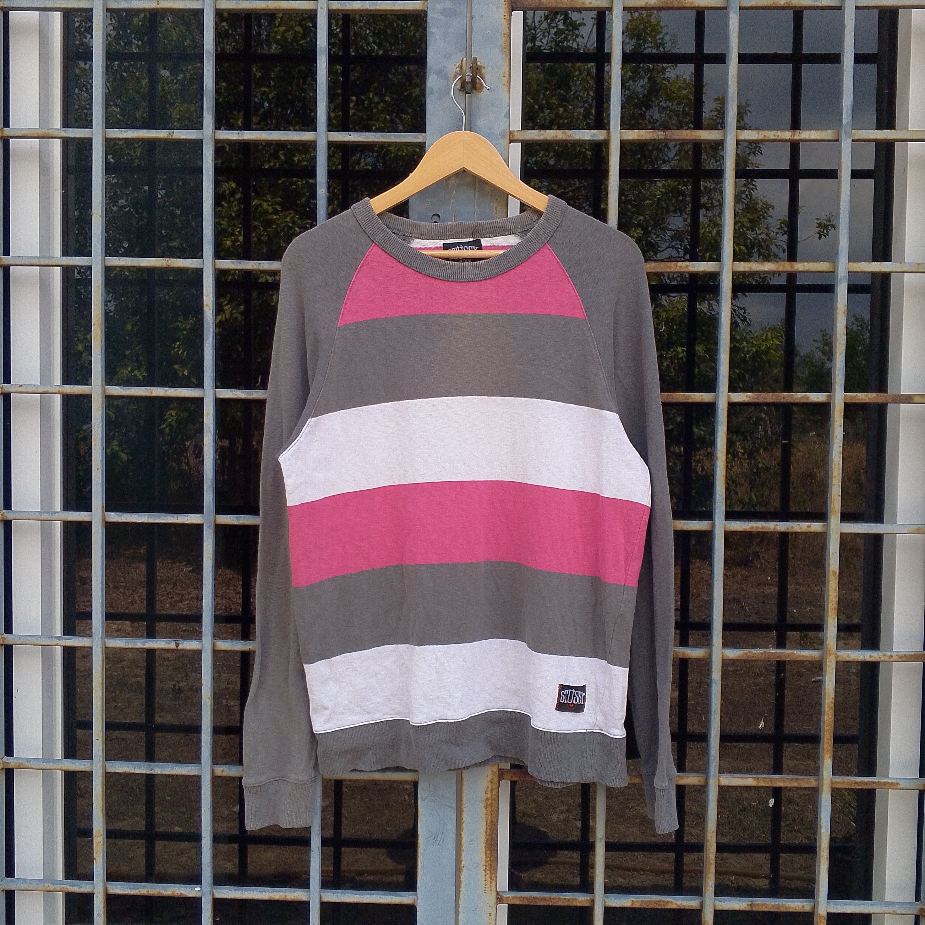 Stussy Stussy striped sweatshirt Size US M / EU 48-50 / 2 - 1 Thumbnail