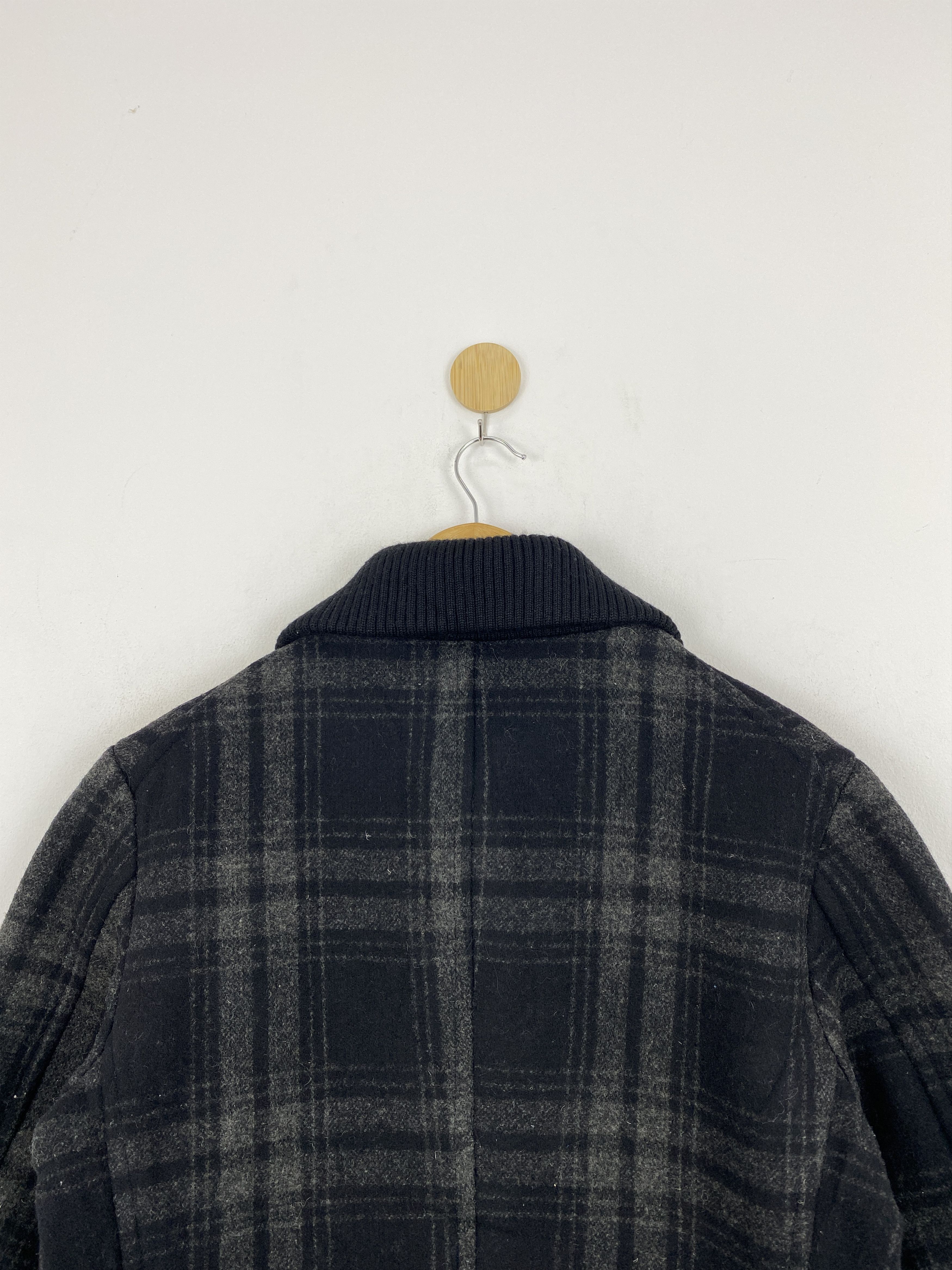 Japanese Brand Vtg Back Number Black Watch Tartan Button Up Jacket JA0057 Size US M / EU 48-50 / 2 - 4 Thumbnail