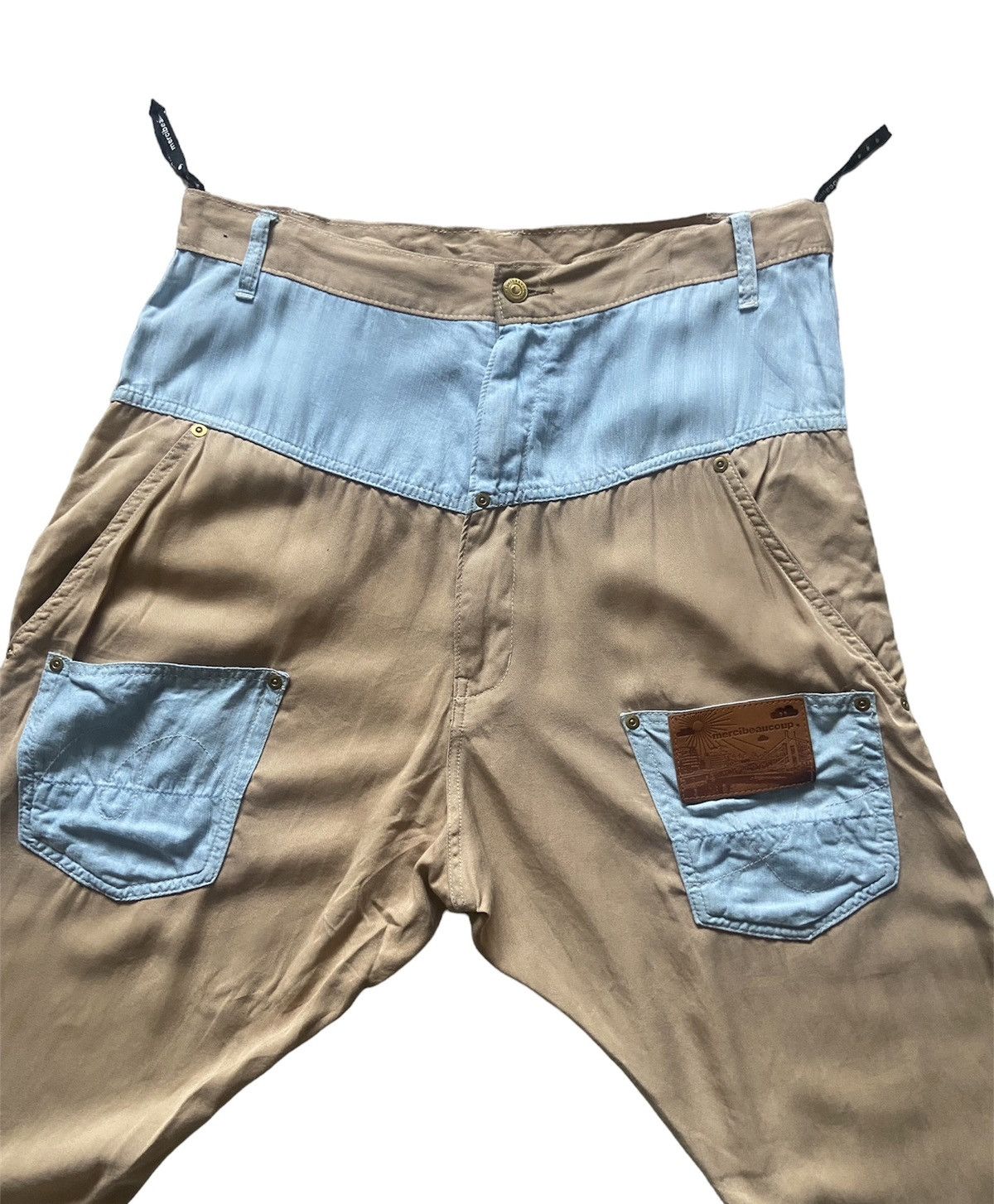Issey Miyake × Ne-Net × mercibeaucoup Vintage Mercibeaucoup High Rise ‘Double Face’ Pants Size US 33 - 2 Thumbnail