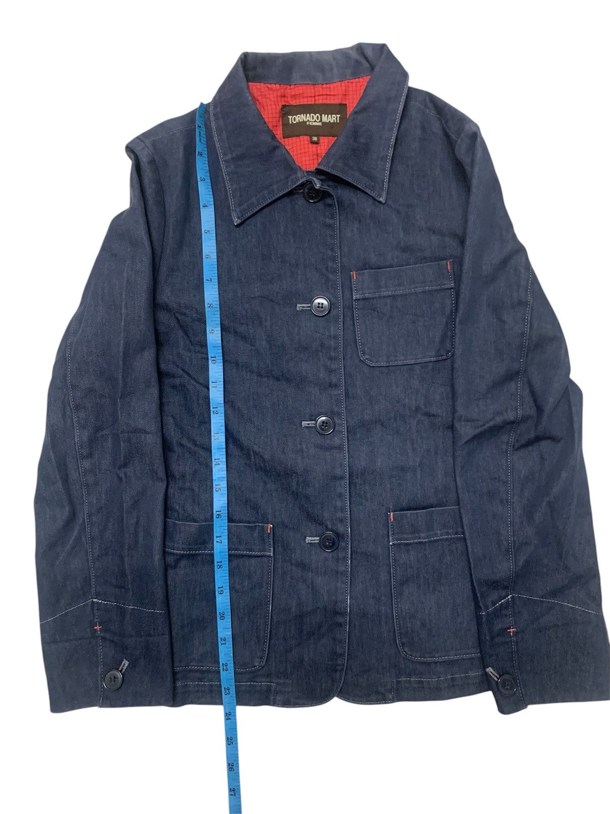 Tornado Mart Tornado mart denim jacket Size XS / US 0-2 / IT 36-38 - 6 Thumbnail