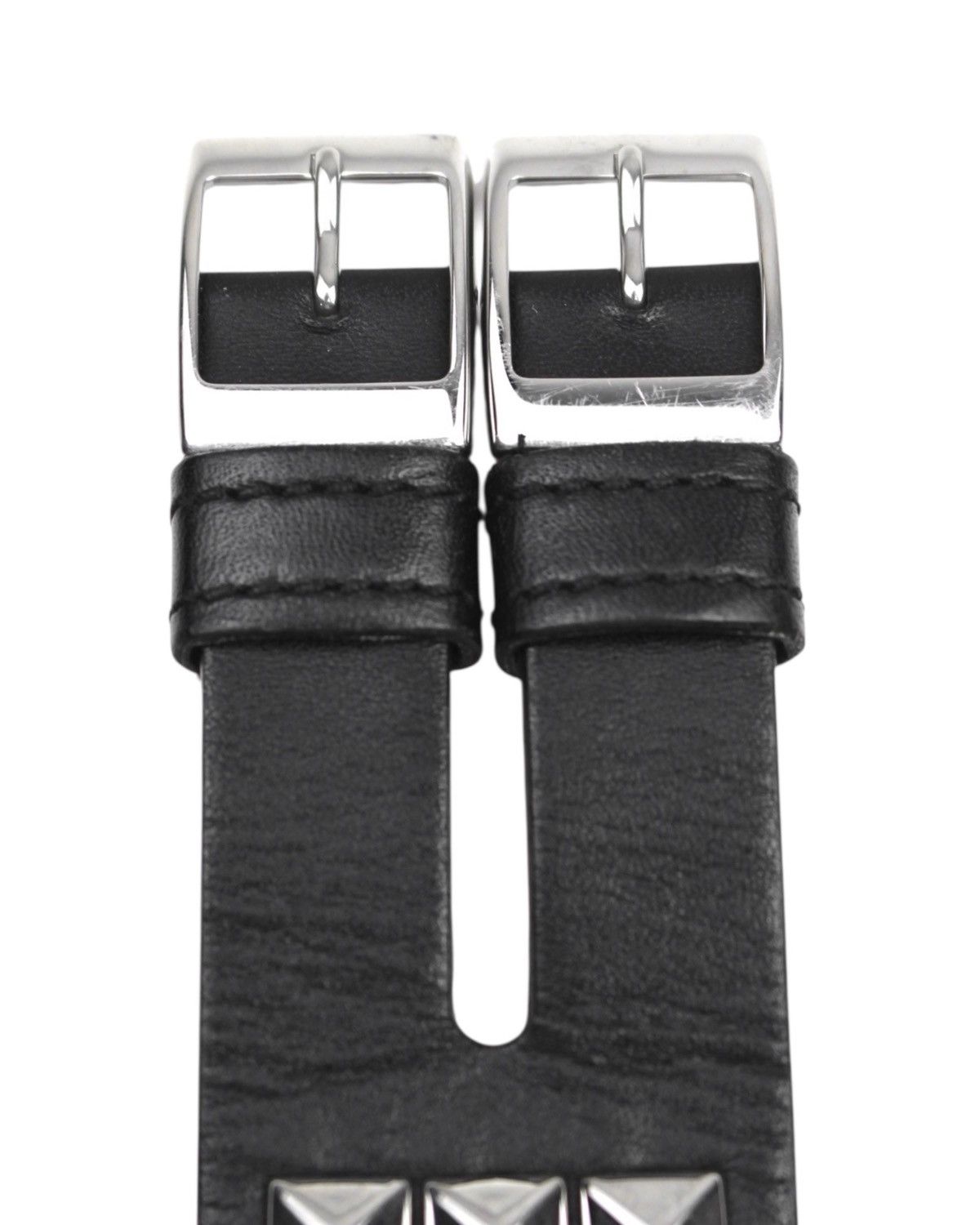 Issey Miyake × Seiko 1990S CABANE DE ZUCCA PMZ DOUBLE BUCKLE STUDDED CUFF WATCH Size ONE SIZE - 9 Thumbnail