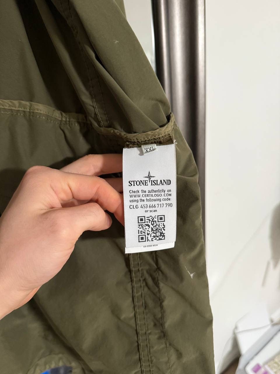 Stone Island Stone Island Khaki Green David Tela Light TC Parka XXL rare Size US XXL / EU 58 / 5 - 4 Thumbnail