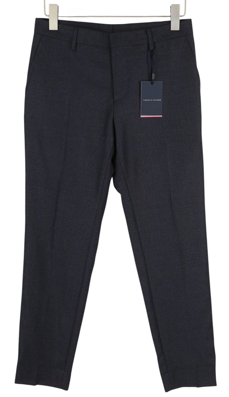 Tommy Hilfiger X LARDINI W31 Blue Wool Cashmere Trousers 84998 Size US 31 - 1 Thumbnail