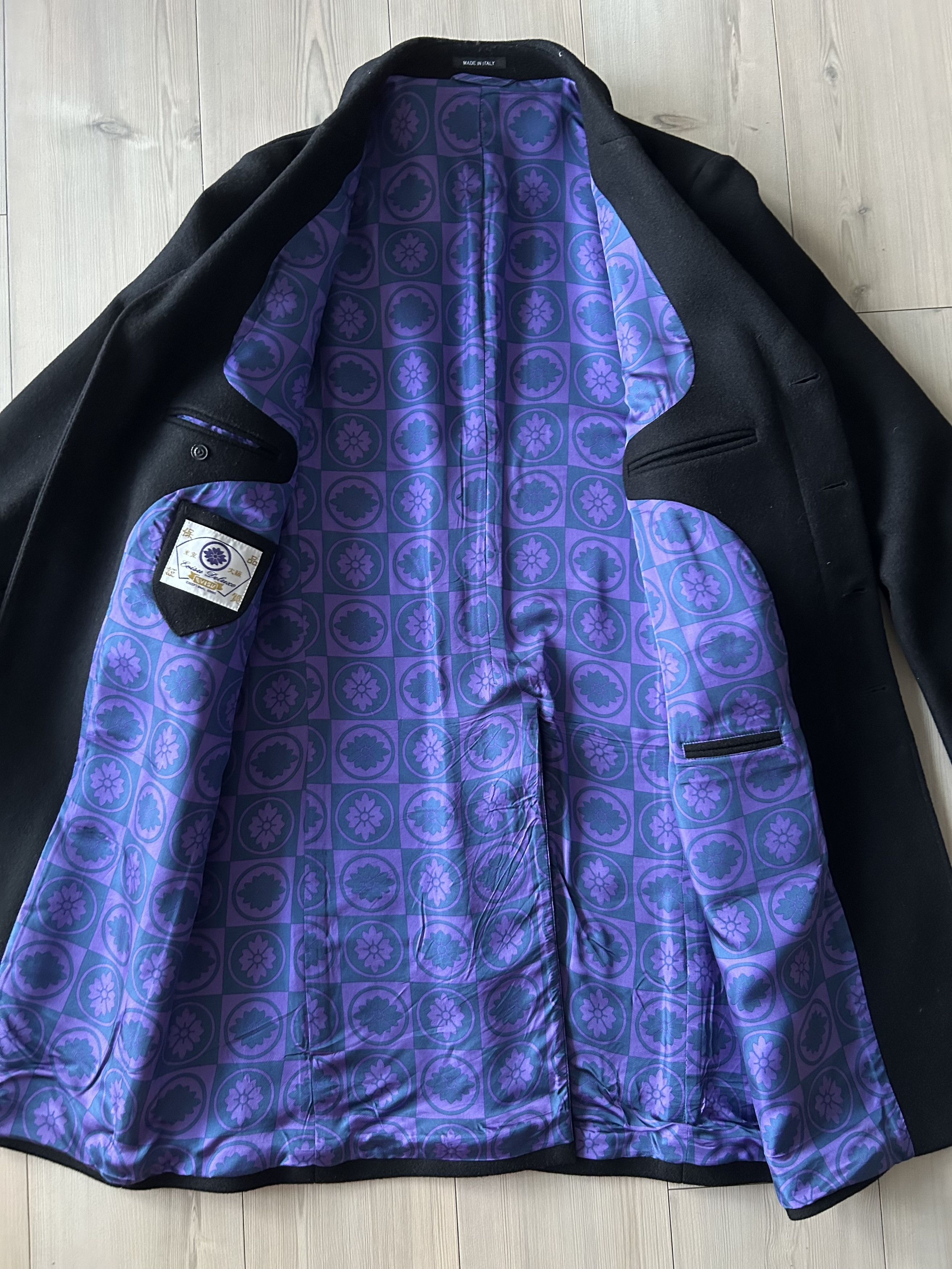 Evisu Evisu Deluxe Special Edition Wool Coat – Made in Italy. Size US L / EU 52-54 / 3 - 3 Thumbnail
