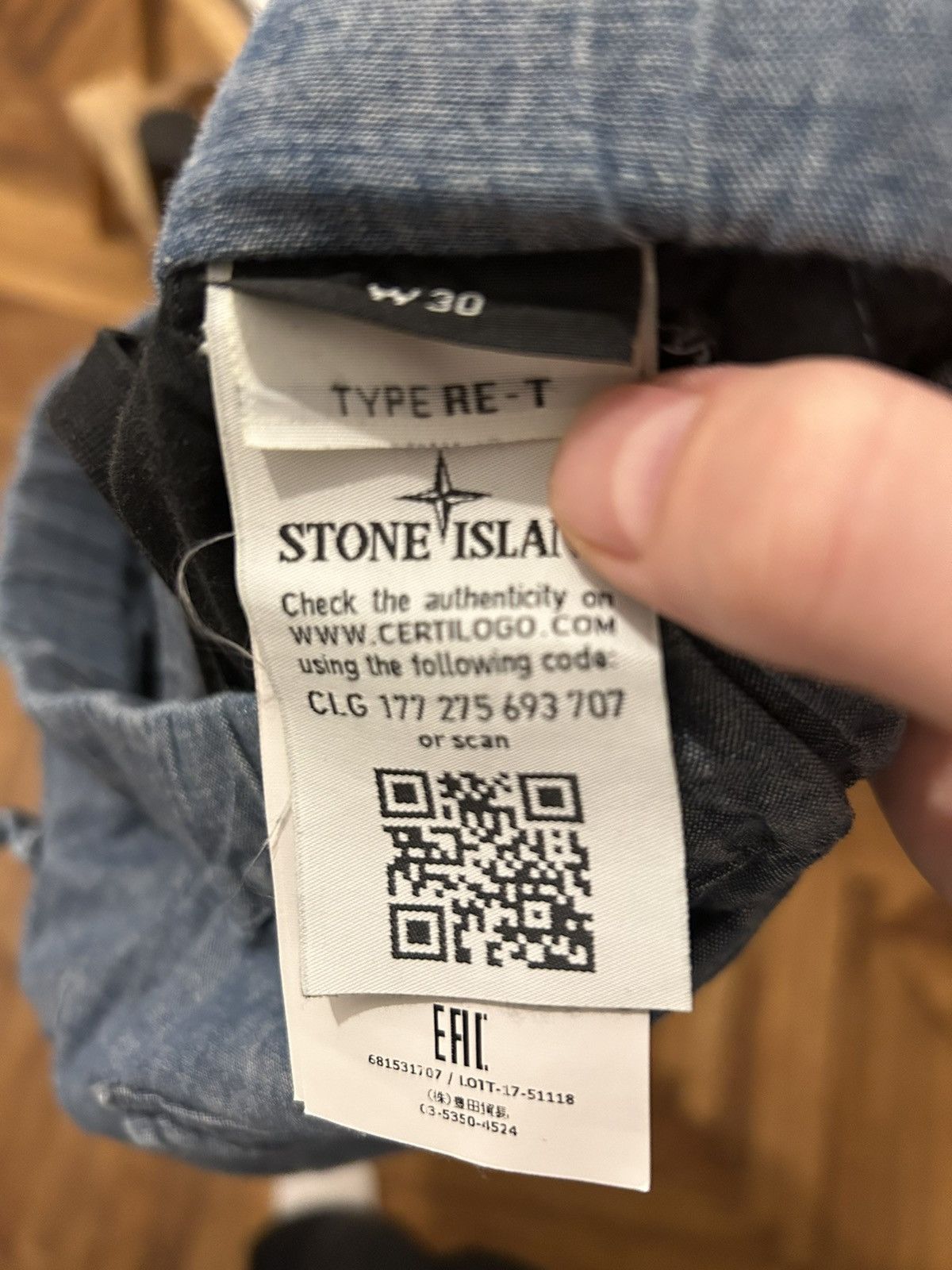 Stone Island Stone Island pants denime blue 👖 Size US 30 / EU 46 - 4 Thumbnail