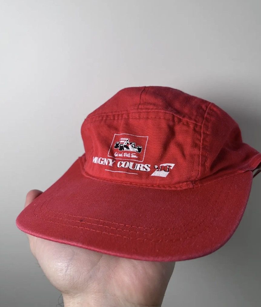 Ferrari Y2k Vintage Magny Cours 96 Racing Red Hype Hat Cap Size ONE SIZE - 5 Thumbnail