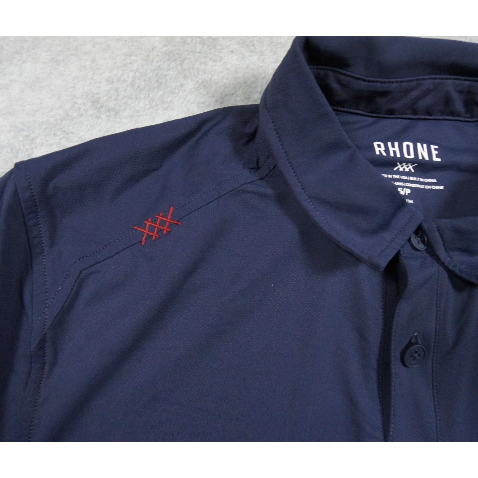 Rhone Rhone Golf Polo Shirt Mens Small Blue Short Sleeve Collared Stretch Preppy Size US S / EU 44-46 / 1 - 3 Thumbnail