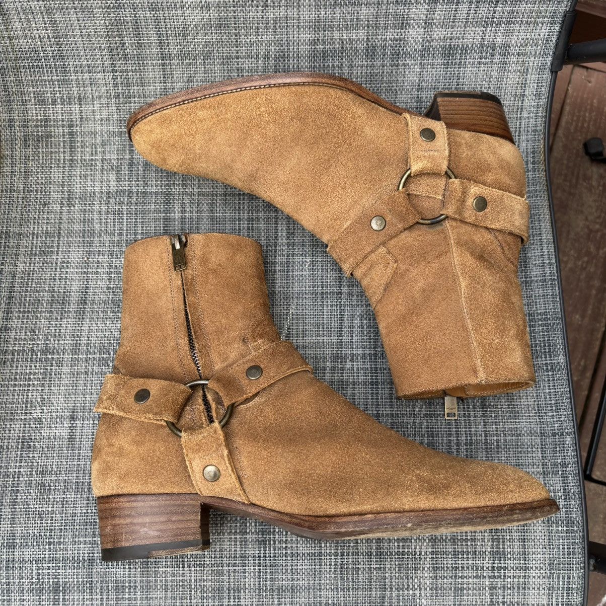 Hedi Slimane Saint Laurent Wyatt harness boots Size US 9 / EU 42 - 7 Thumbnail