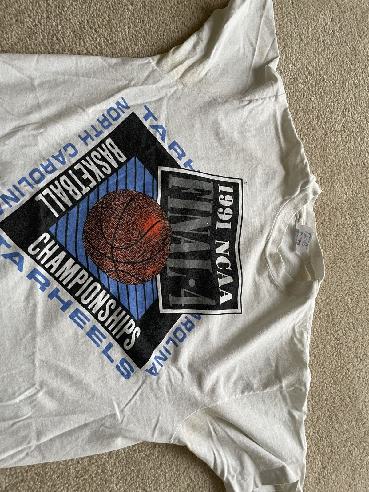 Vintage UNC 91 Tee Size US M / EU 48-50 / 2 - 2 Thumbnail