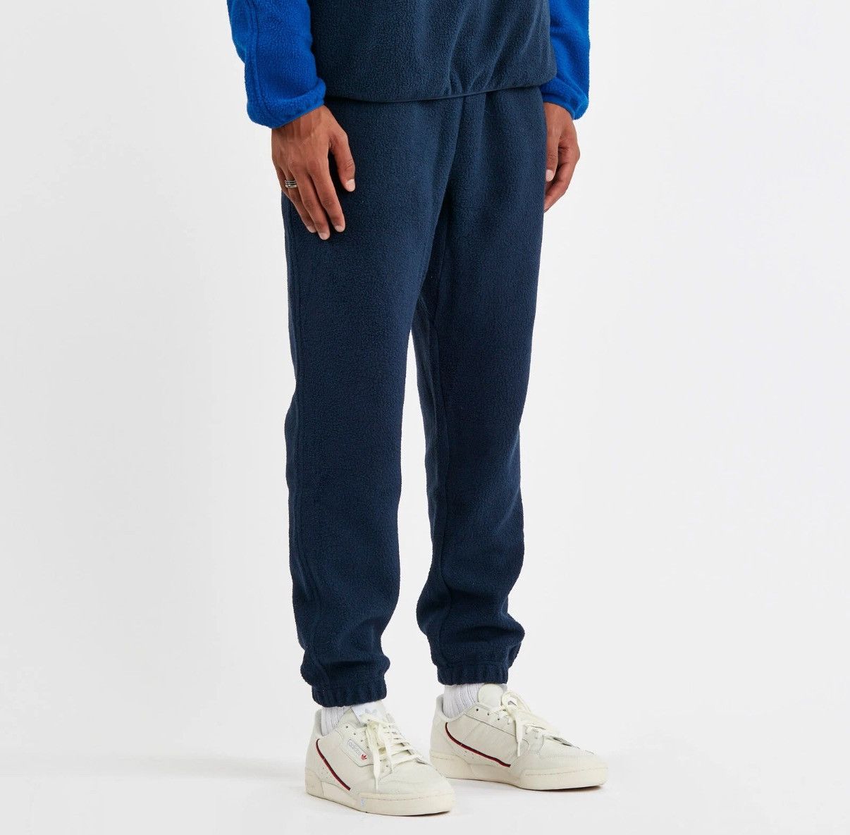 Adidas ADIDAS FLEECE SWEATPANTS MEN’S NAVY BLUE RARE Y2K PANTALONE Size US 35 - 3 Thumbnail