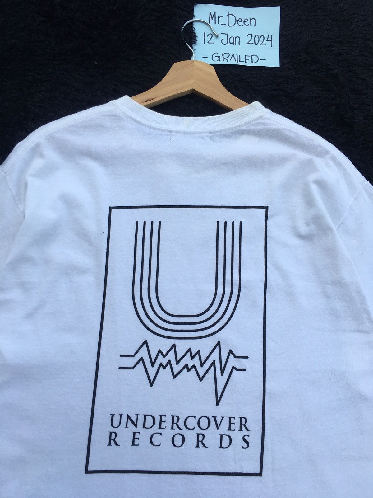 Undercover Rare UNDERCOVER Records “WAHNFRIEDEN” Spellout Tshirt Size US L / EU 52-54 / 3 - 23 Thumbnail
