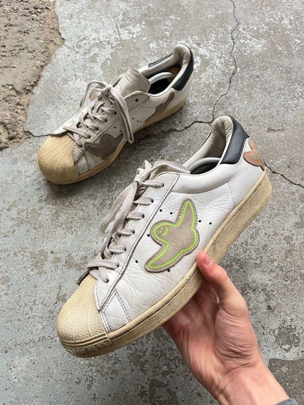 Adidas Adidas Superstar x Mark Gonzales “Ghosts” Size US 12.5 / EU 45-46 - 1 Thumbnail