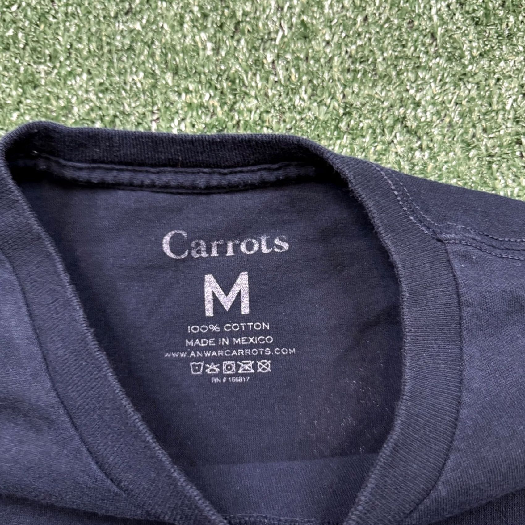 Vintage Carrots T-Shirt Mens Size M Black Blue Short Sleeve Crew Neck Graphic Shirt Size US M / EU 48-50 / 2 - 3 Thumbnail