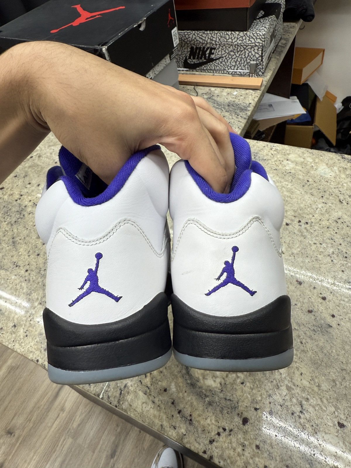Jordan Brand Jordan 5 Retro Dark Concord Size US 9.5 / EU 42-43 - 4 Thumbnail