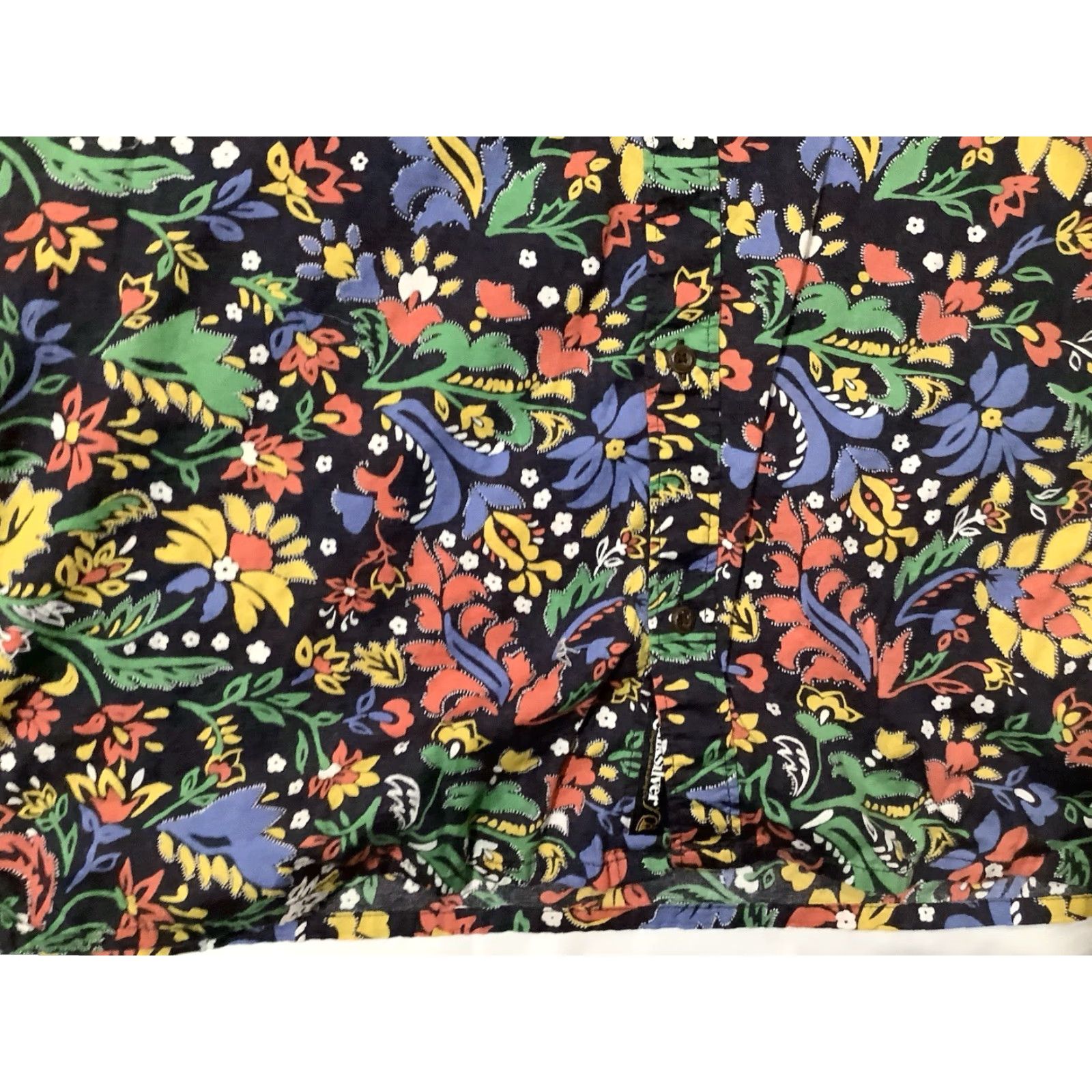 Quiksilver Quiksilver Shirt XXL Mens Floral Hawaiian Regular Fit Button Up Short Sleeve Size US XXL / EU 58 / 5 - 3 Thumbnail