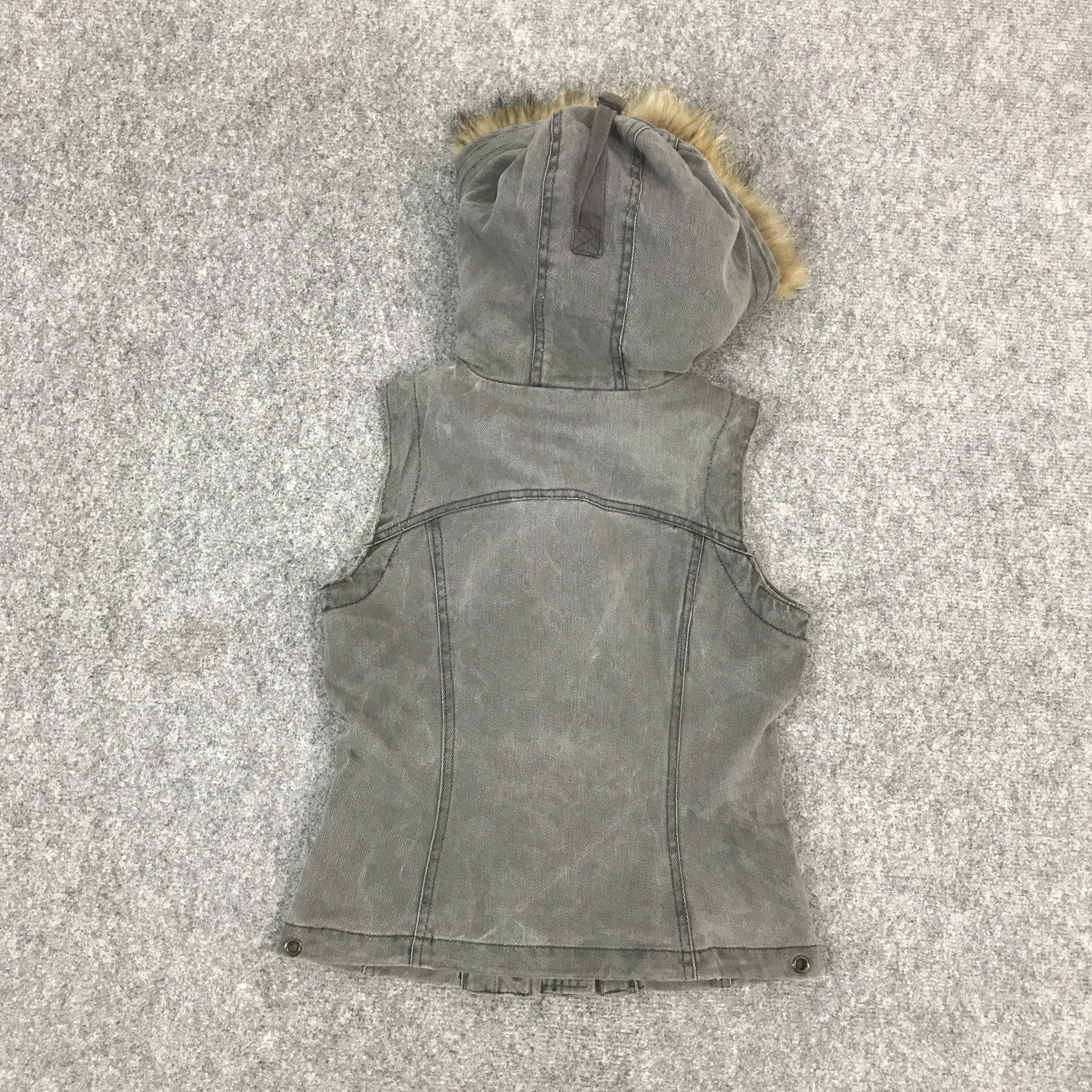 If Six Was Nine × Japanese Brand × Le Grande Bleu (L.G.B.) SARDNYX JAPAN FUR HOODIES VEST STYLE JACKET Size US S / EU 44-46 / 1 - 2 Thumbnail