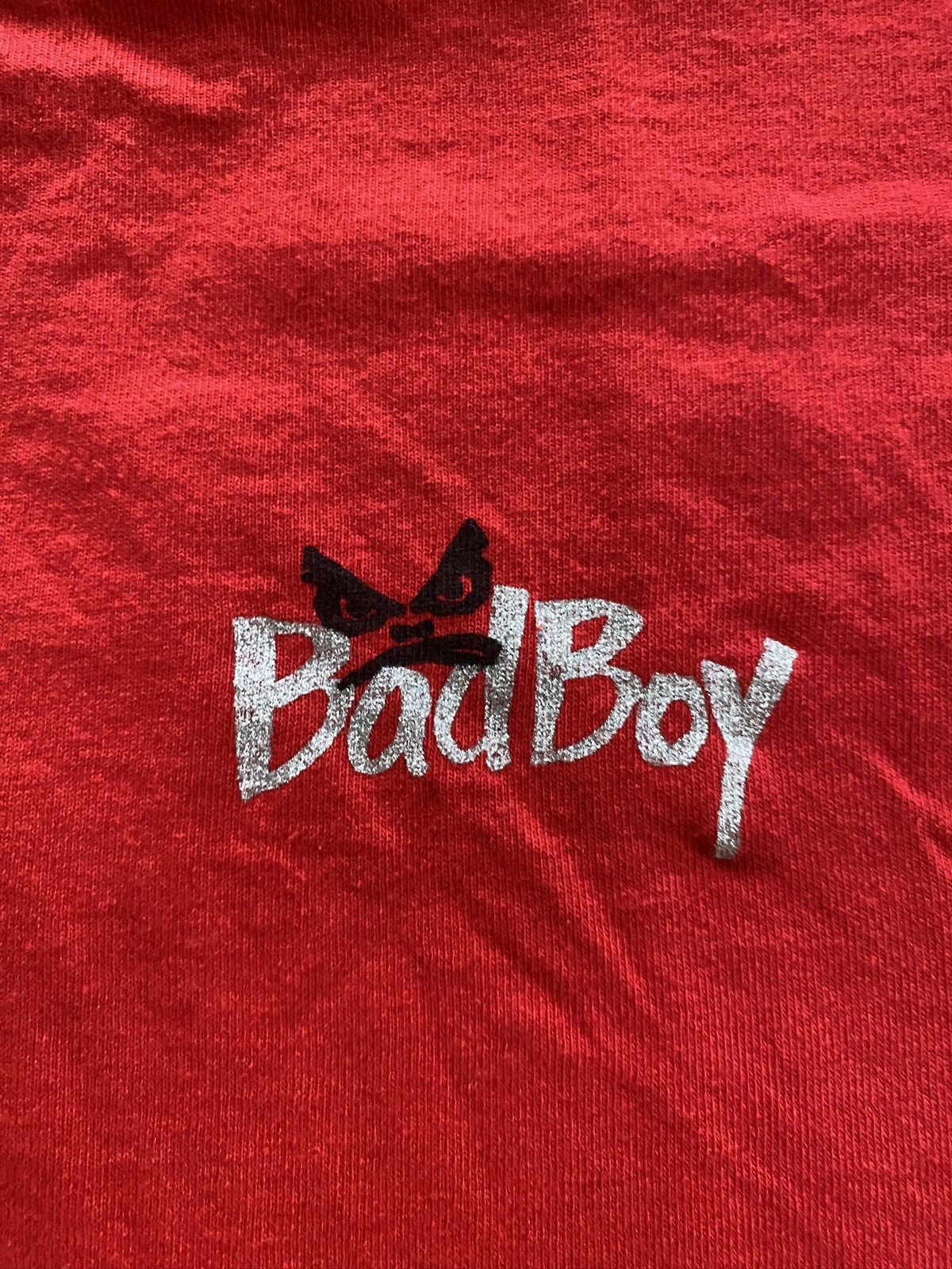 Vintage Vintage 90’s Bad Boy Victory Isn’t Handed Red Tee Size US L / EU 52-54 / 3 - 3 Thumbnail