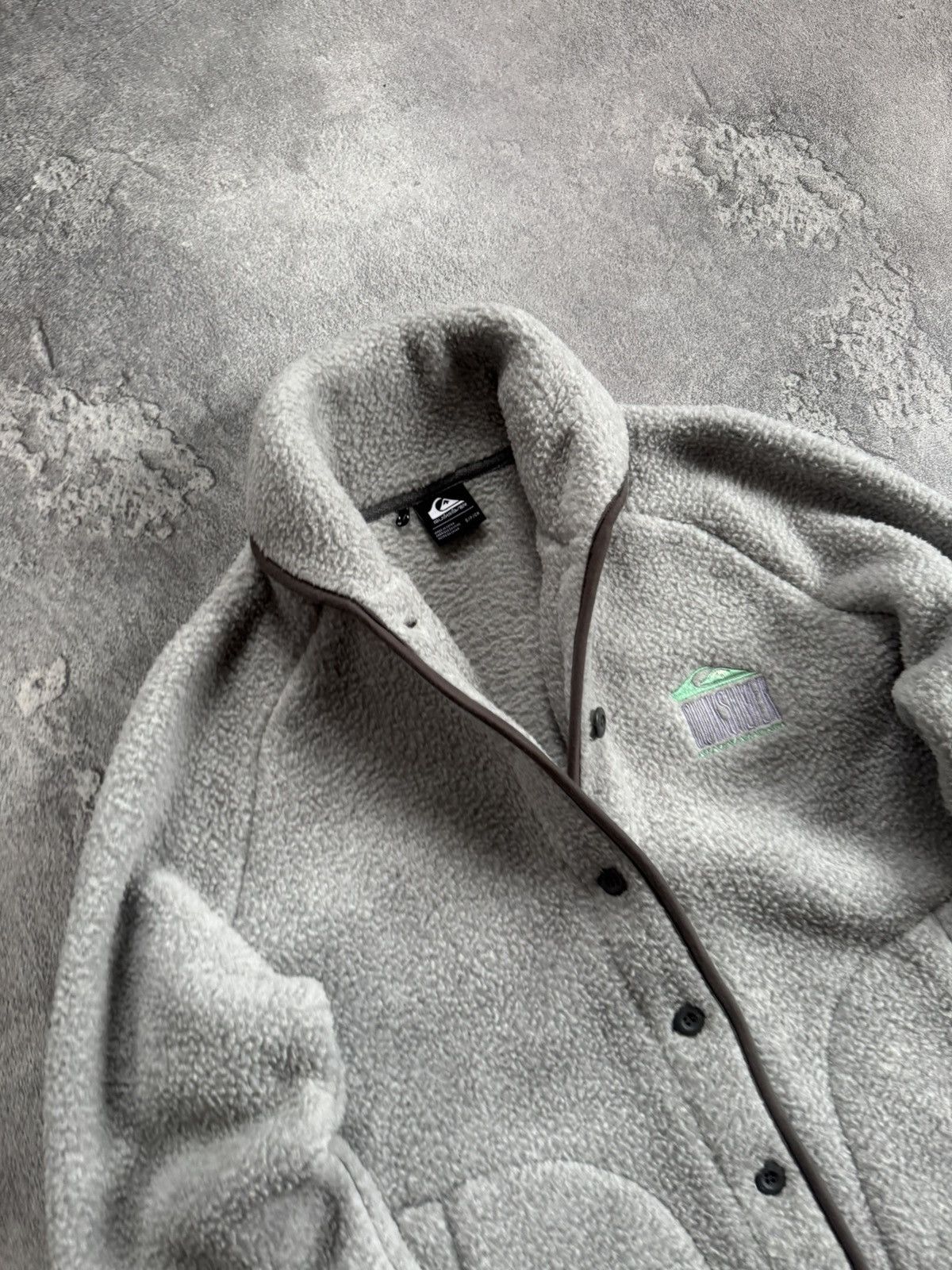 Quiksilver Quiksilver Quicksilver button up fleece jacket cardigan warm Size S / US 4 / IT 40 - 2 Thumbnail