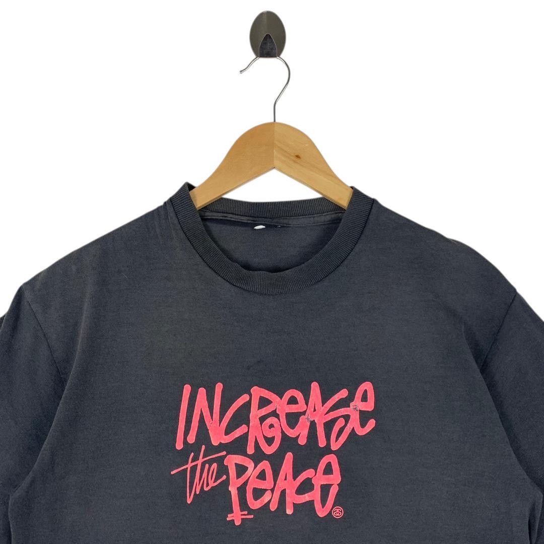 Stussy Vintage 90s Stüssy Increase the Peace Tee Size US S / EU 44-46 / 1 - 2 Thumbnail