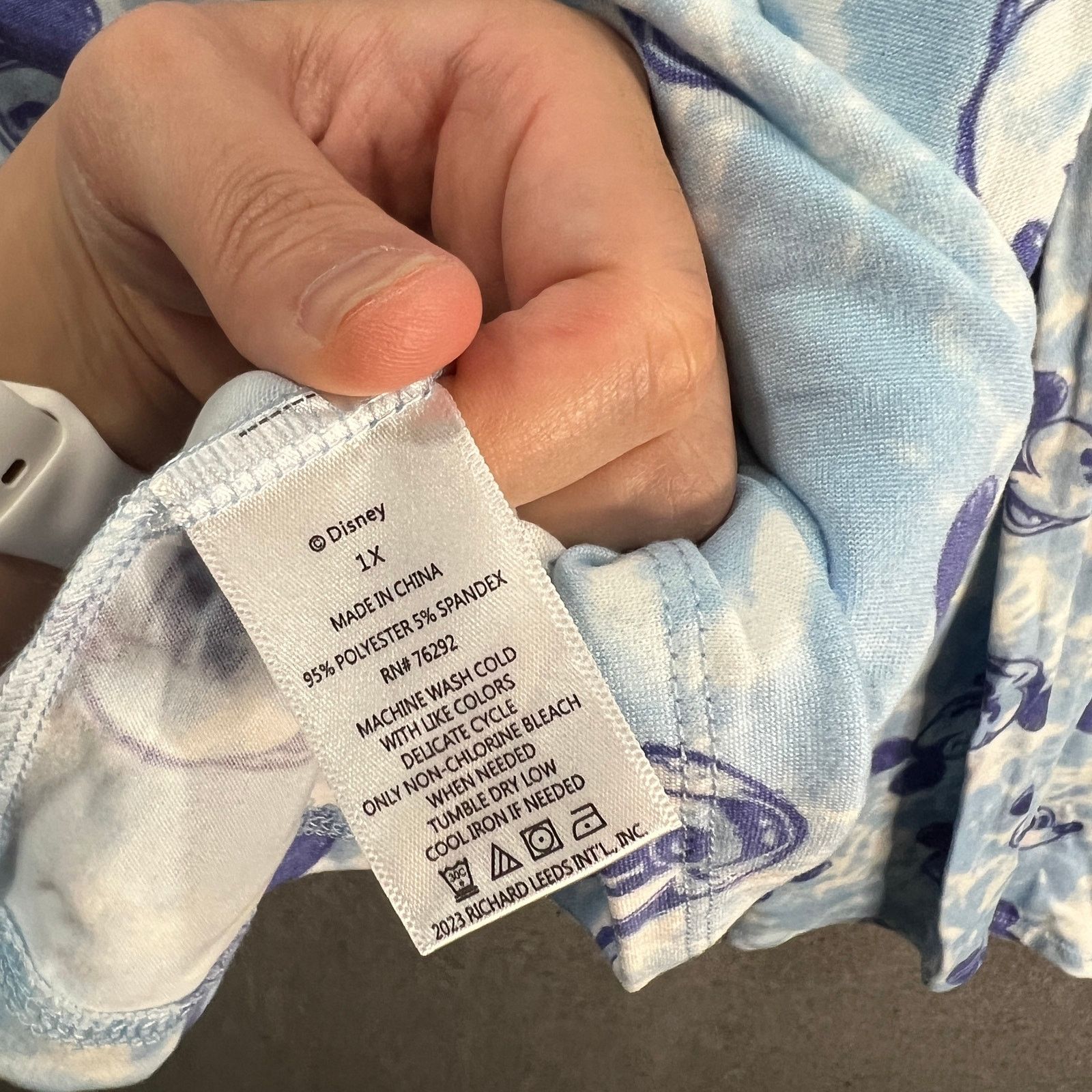 Other Disney & Friends Jersey Boxy Tee & Cropped Pants Pajama Mick Size XL / US 12-14 / IT 48-50 - 10 Thumbnail