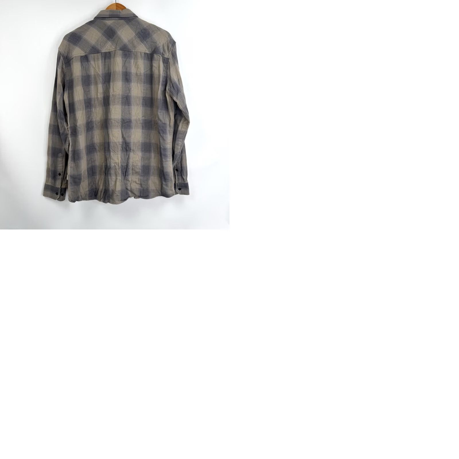 Vintage KÜHL Flannel Shirt Mens XL Brown Gray Plaid Long Sleeve Lightweight Hiking Button-Up Casual Outdoor Mens XL Brown Plaid Flannel Shirt Size US XL / EU 56 / 4 - 9 Thumbnail