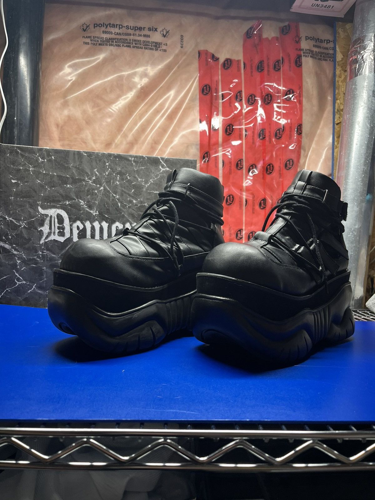 Demonia Cult × SWEAR London demonia boxer 13 platforms | Grailed