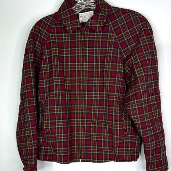 Pendleton VINTAGE Pendleton Red Wool Royal Stewart Tartan Jacket Pants Set Size S/8 Size 28" / US 6 / IT 42 - 2 Thumbnail