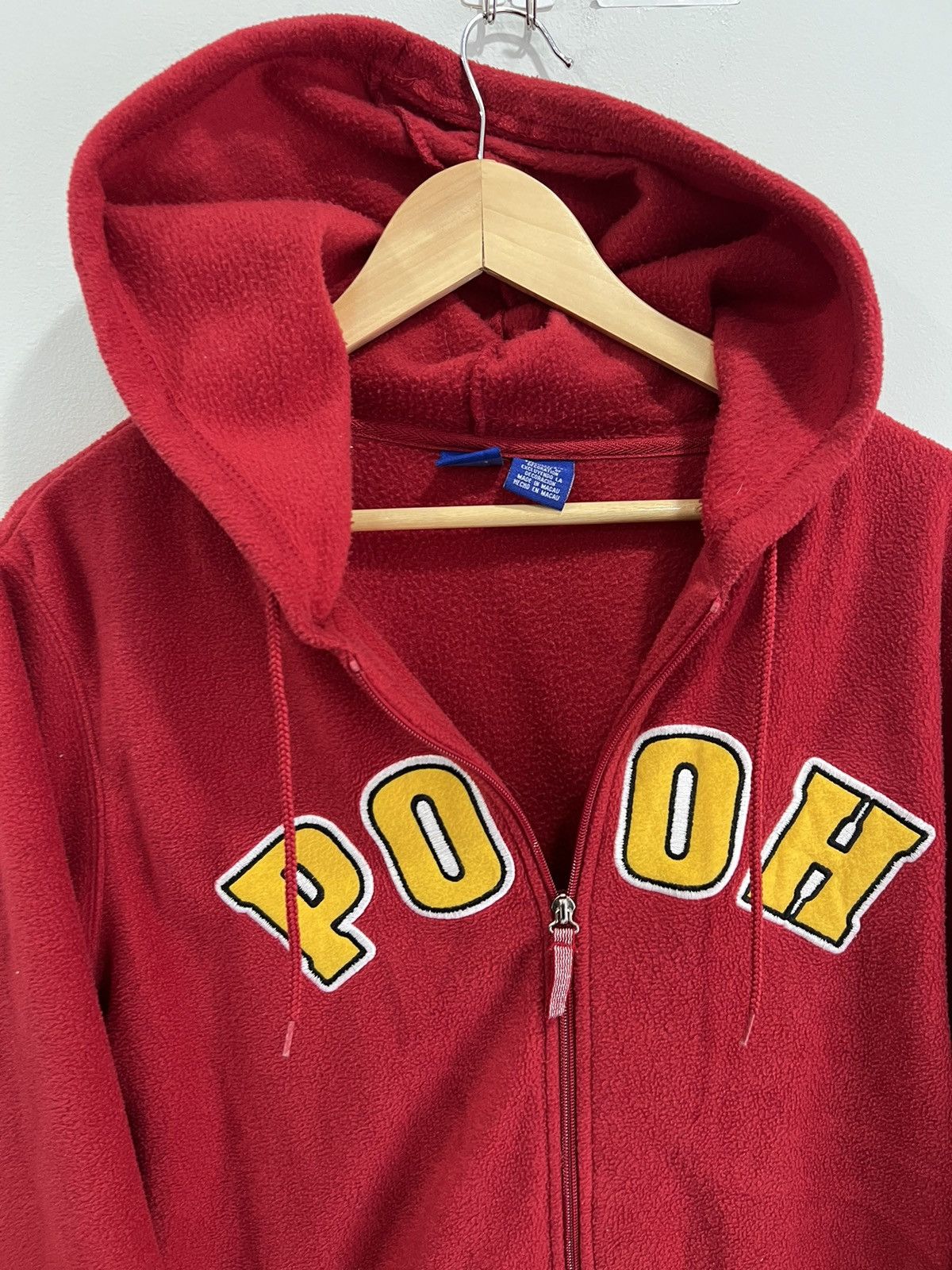 Vintage Vintage Womens Winnie The Pooh Y2K Fleece Sweater hoodie zip Size XL / US 12-14 / IT 48-50 - 2 Thumbnail