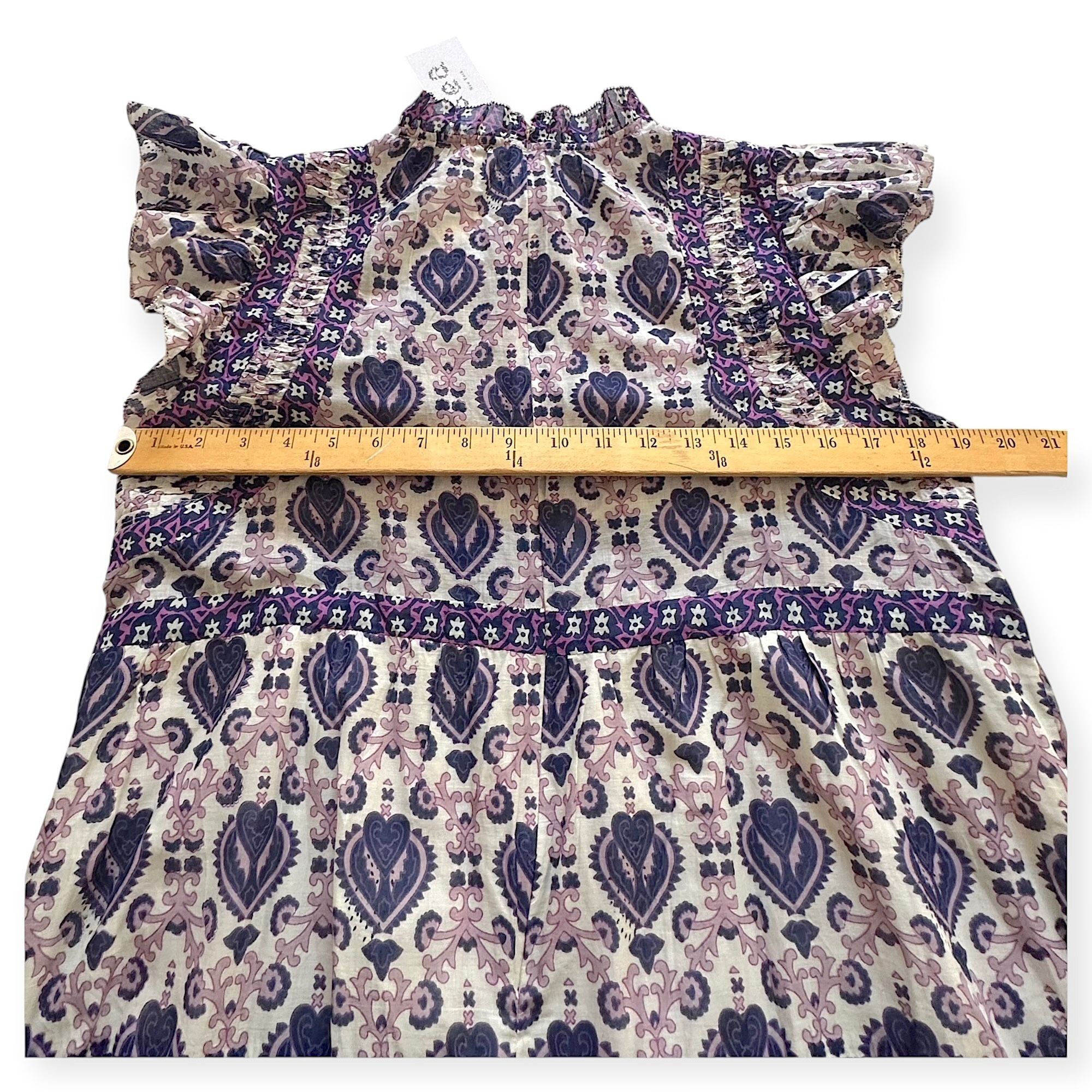 Sea New York Sea New York Violet Border Print Mini Dress S NWT Cotton Size S / US 4 / IT 40 - 13 Thumbnail