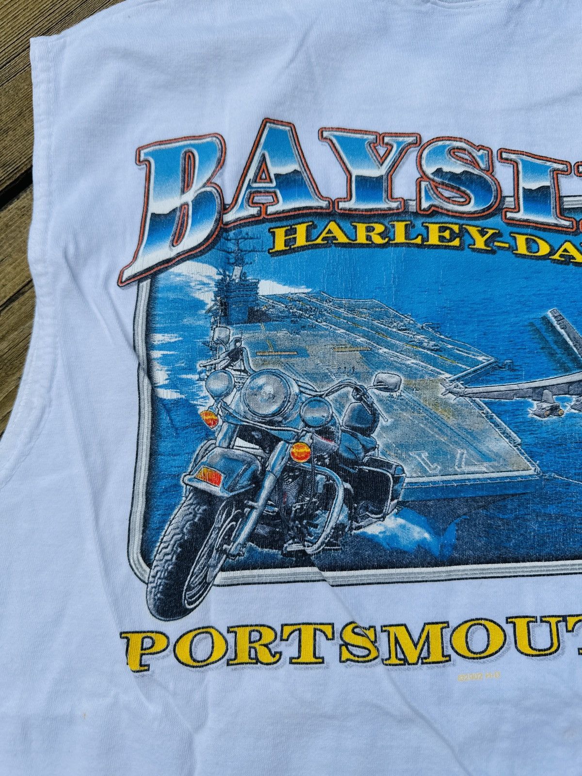 Harley Davidson Harley Davidson 2006 Eagle Sleeveless Pocket Tee Holoubek Size US L / EU 52-54 / 3 - 5 Thumbnail