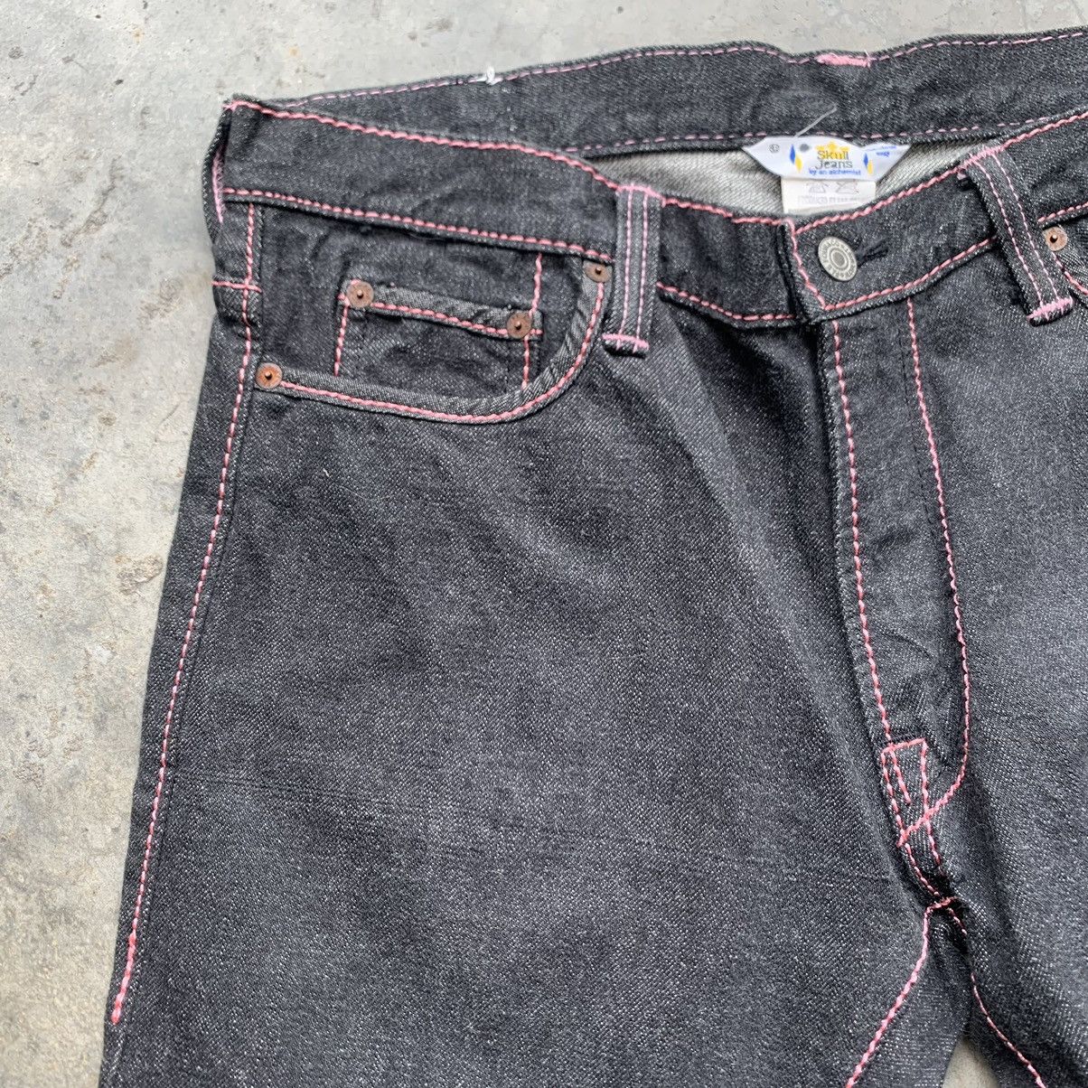 Japanese Brand Skull Jeans Bootcut Flare Jeans Size 34x34 Size 34" / US 12 / IT 48 - 7 Thumbnail