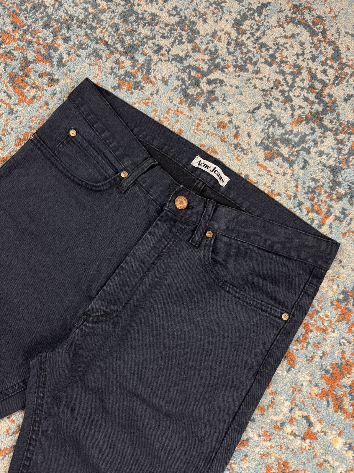 Acne Studios Acne Jeans dick denim shorts navy slim fit essential basic Size US 31 - 5 Thumbnail