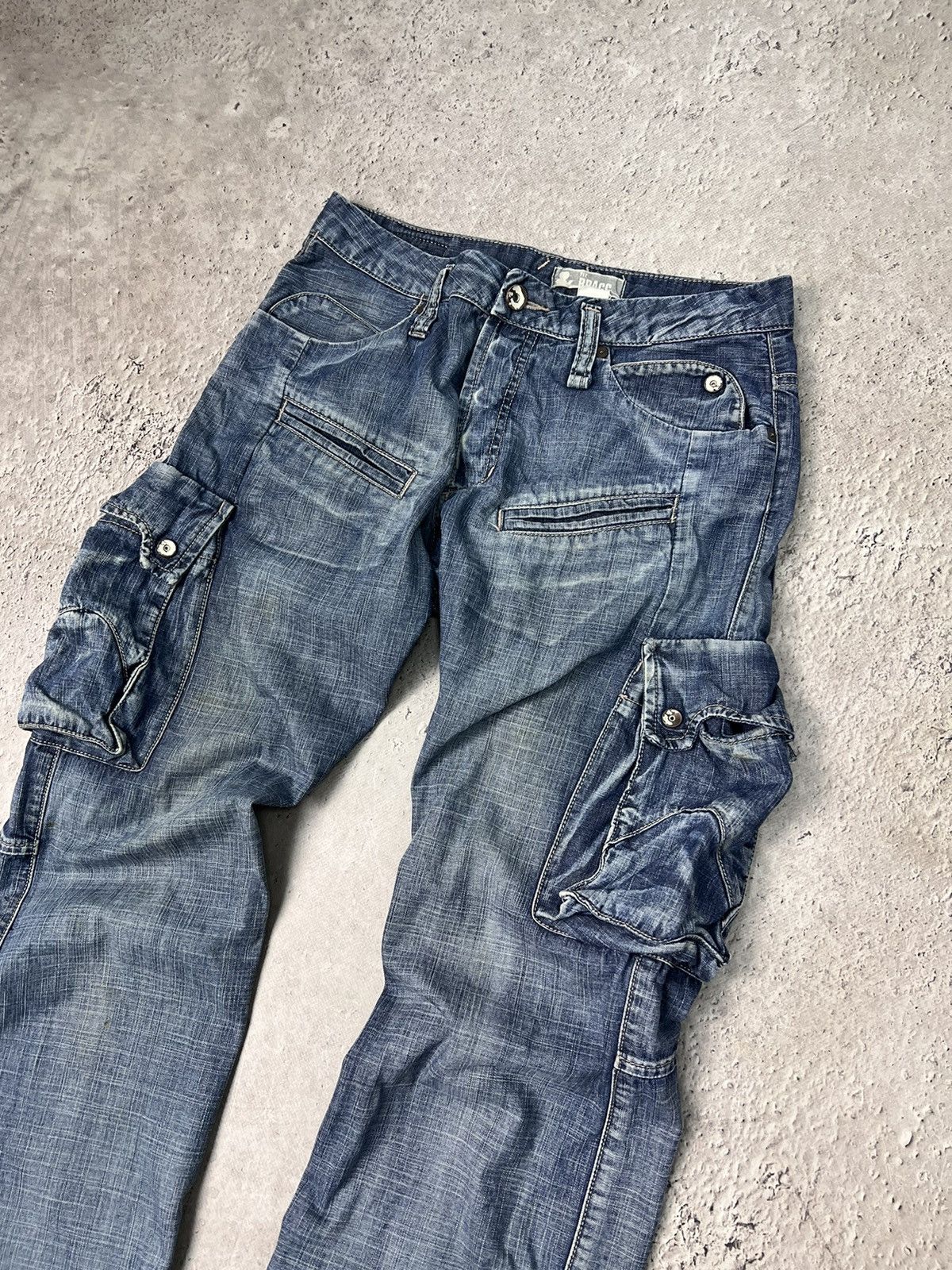 Diesel VTG Balenciaga Style Diesel Baggy Washed Jeans y2k Size US 31 - 3 Thumbnail