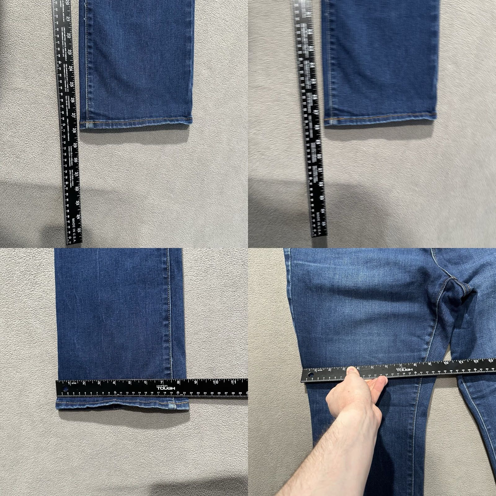 Old Navy Old Navy Womens Jeans 14 Short Blue Denim Stretch Mid-Rise Boot-Cut Kicker GUC Size 36" / US 14 / IT 50 - 8 Thumbnail