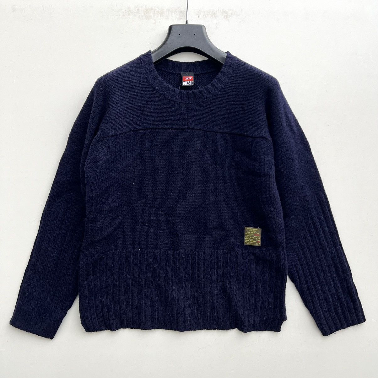Diesel × Vintage Diesel sweater vintage Size US XL / EU 56 / 4 - 1 Thumbnail