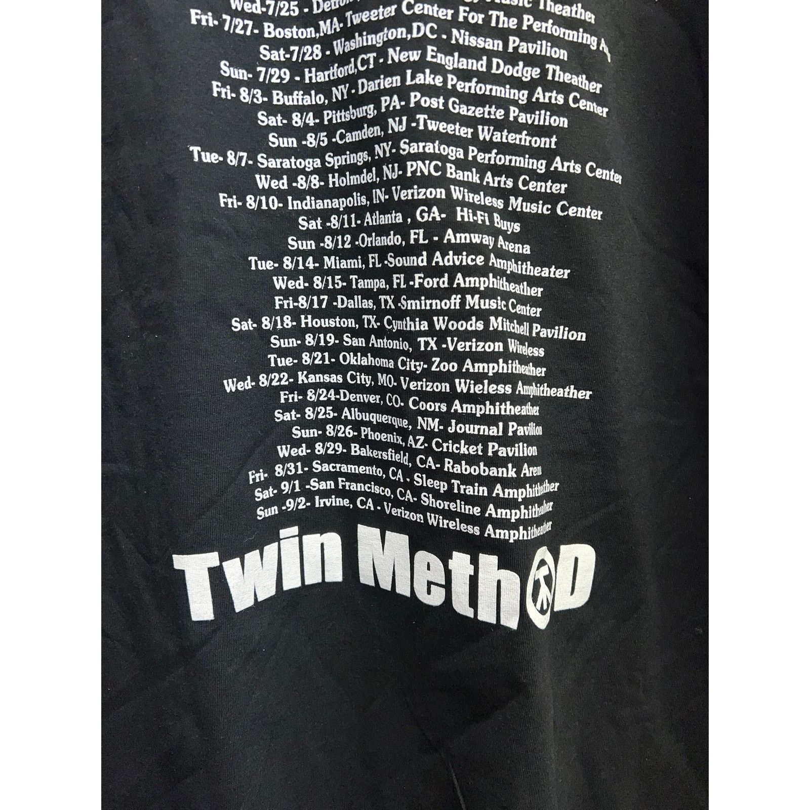 Gildan 2007 Twin Method The Volume Of Self Tour Nu Metal Shirt XL Size US XL / EU 56 / 4 - 10 Thumbnail
