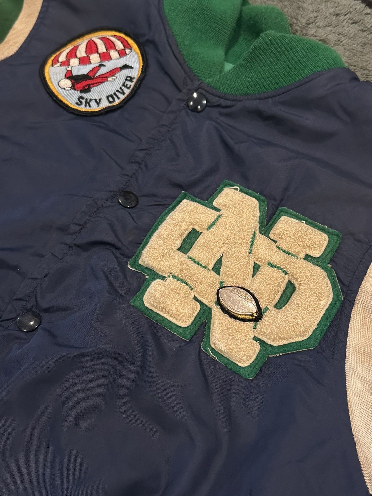 Vintage Vintage 1960’s Notre Dame Varsity Patch Jacket Size US M / EU 48-50 / 2 - 2 Thumbnail