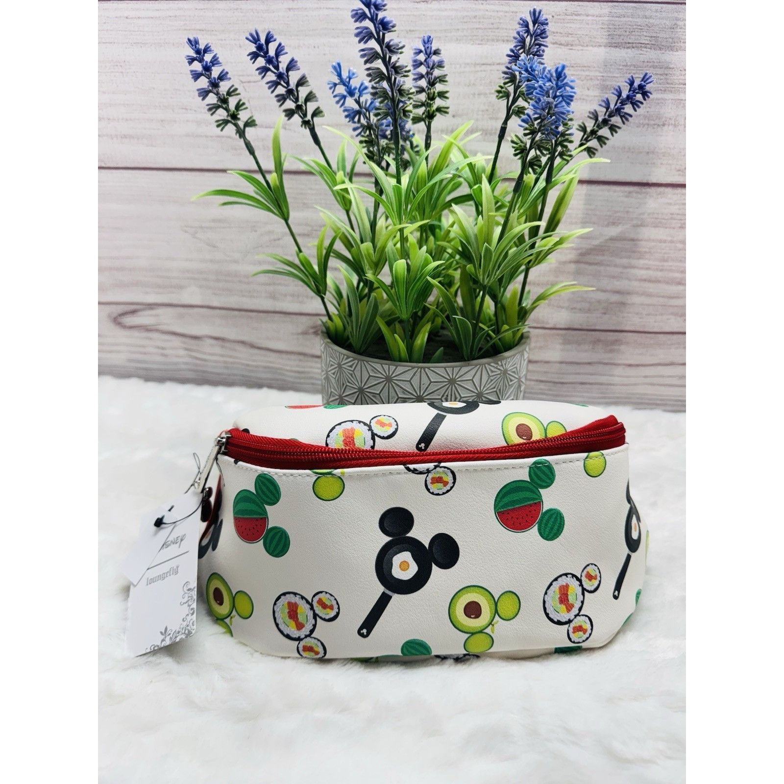 Disney Loungefly Disney Mickey Mouse Foods Fanny Pack Fannypack Box Size ONE SIZE - 1 Thumbnail