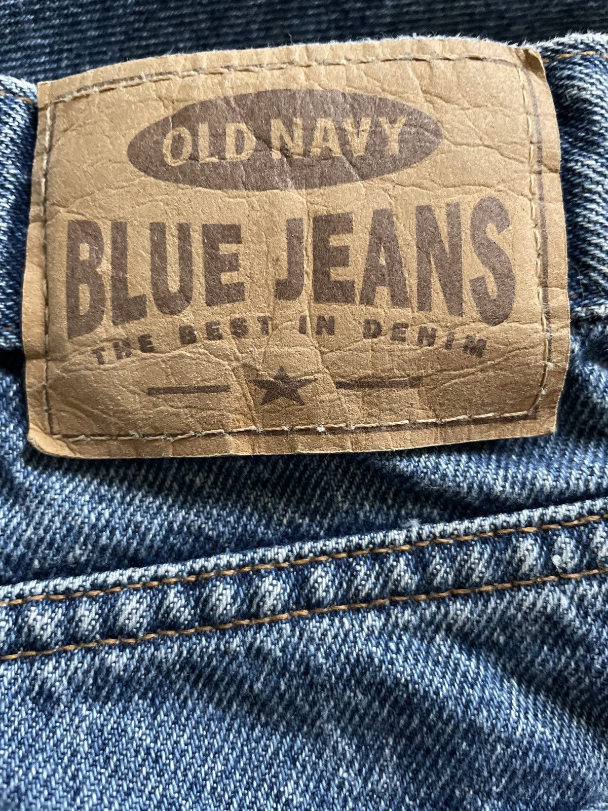 Old Navy × Vintage Old Navy Blue Denim Jean Shorts Jorts w38 stonewash y2k 🔥 Size US 38 / EU 54 - 7 Thumbnail