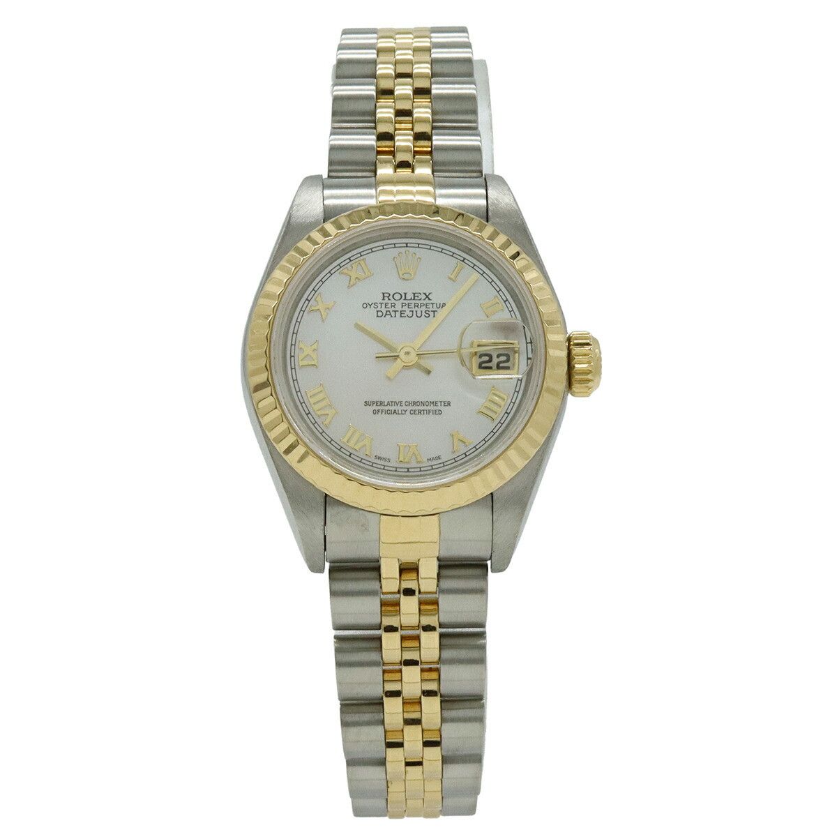 Rolex Rolex Rolex Datejust Stainless Steel Au750 Precious Metal Automatic 79173NR DUTY FREE for USA Size ONE SIZE - 1 Thumbnail