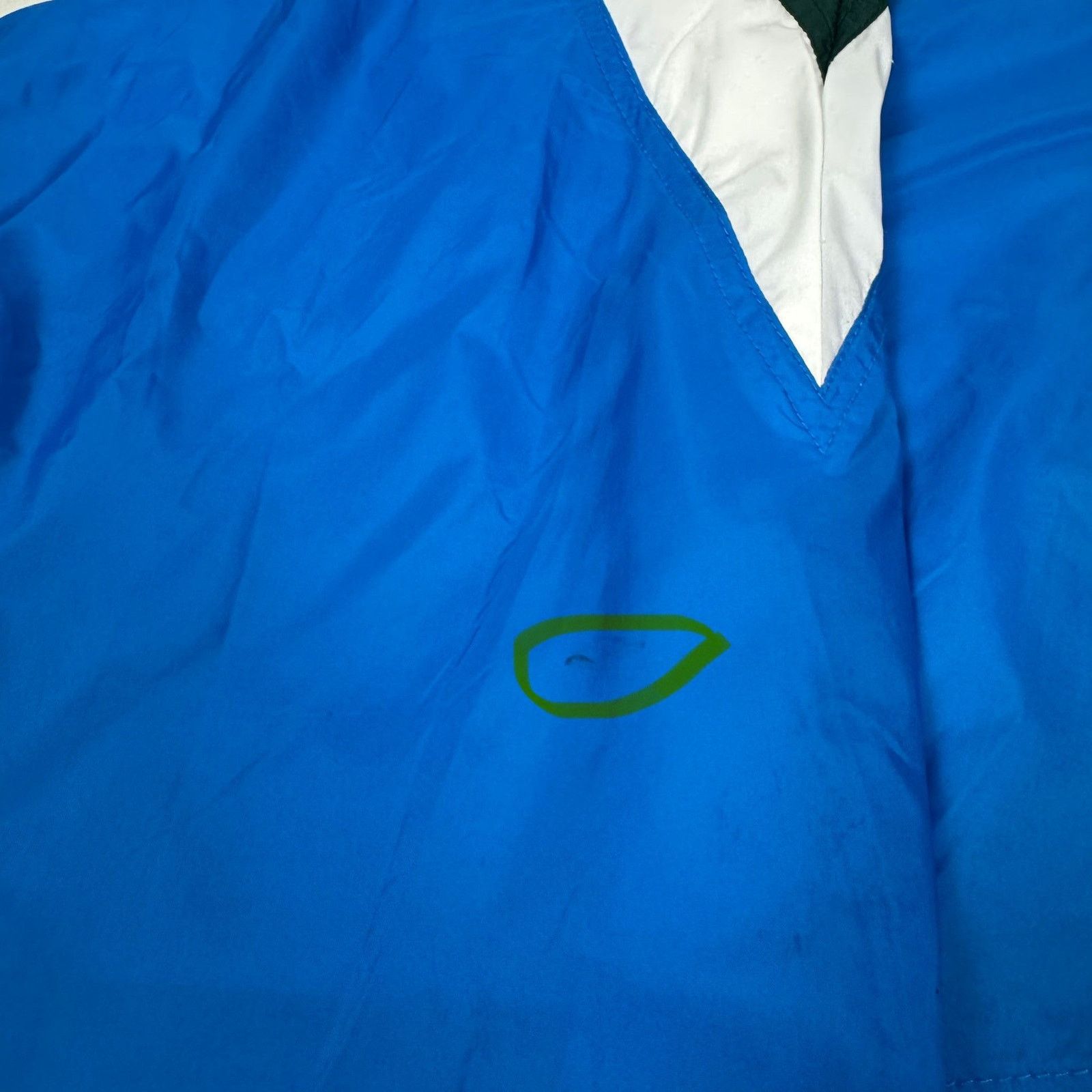 Nike Vintage Nike Men's Green Blue Swoosh Logo Full Zip Jacket XL Size US XL / EU 56 / 4 - 8 Thumbnail