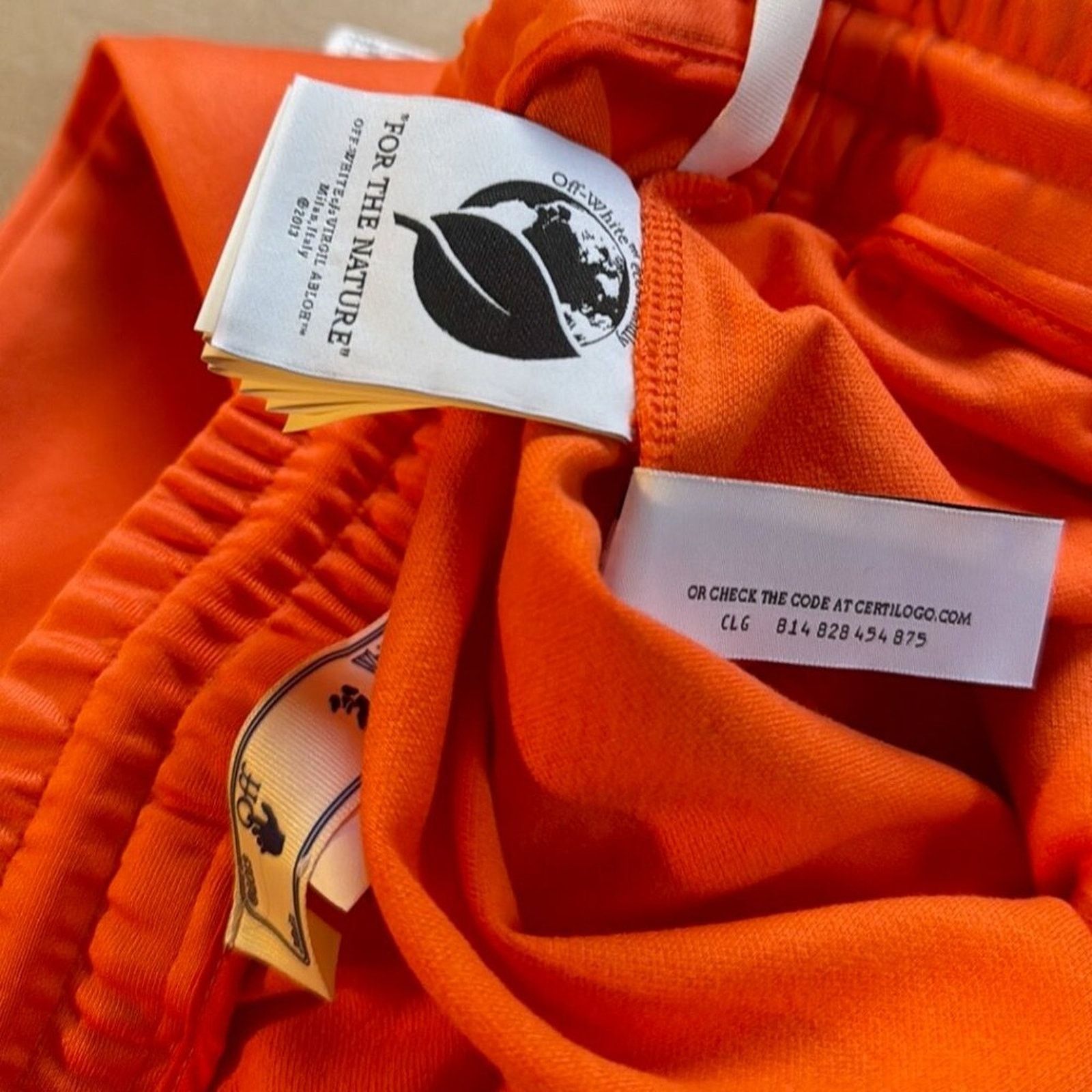 Off-White Off White Hand Off Slim Track Pants Orange L Size US 34 / EU 50 - 9 Thumbnail