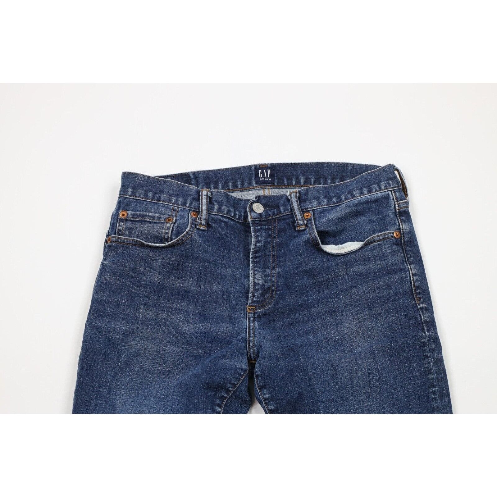 Gap × Vintage Vintage Y2K Gap Faded Stretch Skinny Leg Denim Jeans Size US 30 / EU 46 - 2 Thumbnail