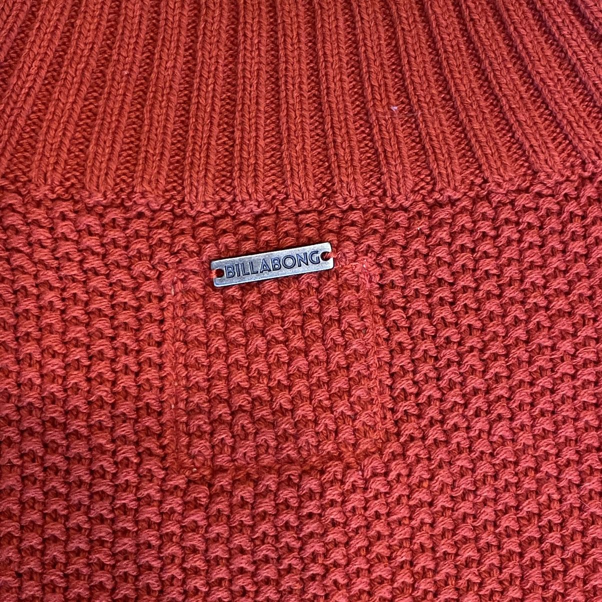 Billabong NWT Billabong Red Cable Knit Sweater Cropped L Size L / US 10 / IT 46 - 4 Thumbnail