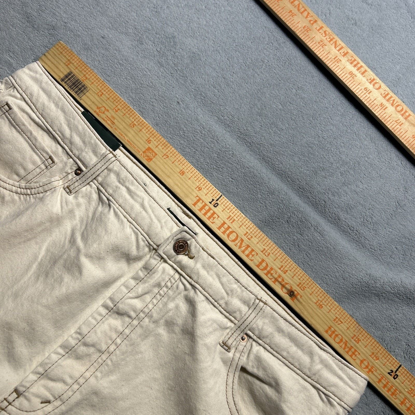 JNCO Beyond Baggy Jeans Womens 16 38x31 Wide Leg Loose Raw Hems Size 38" / US 16 / IT 52 - 8 Thumbnail